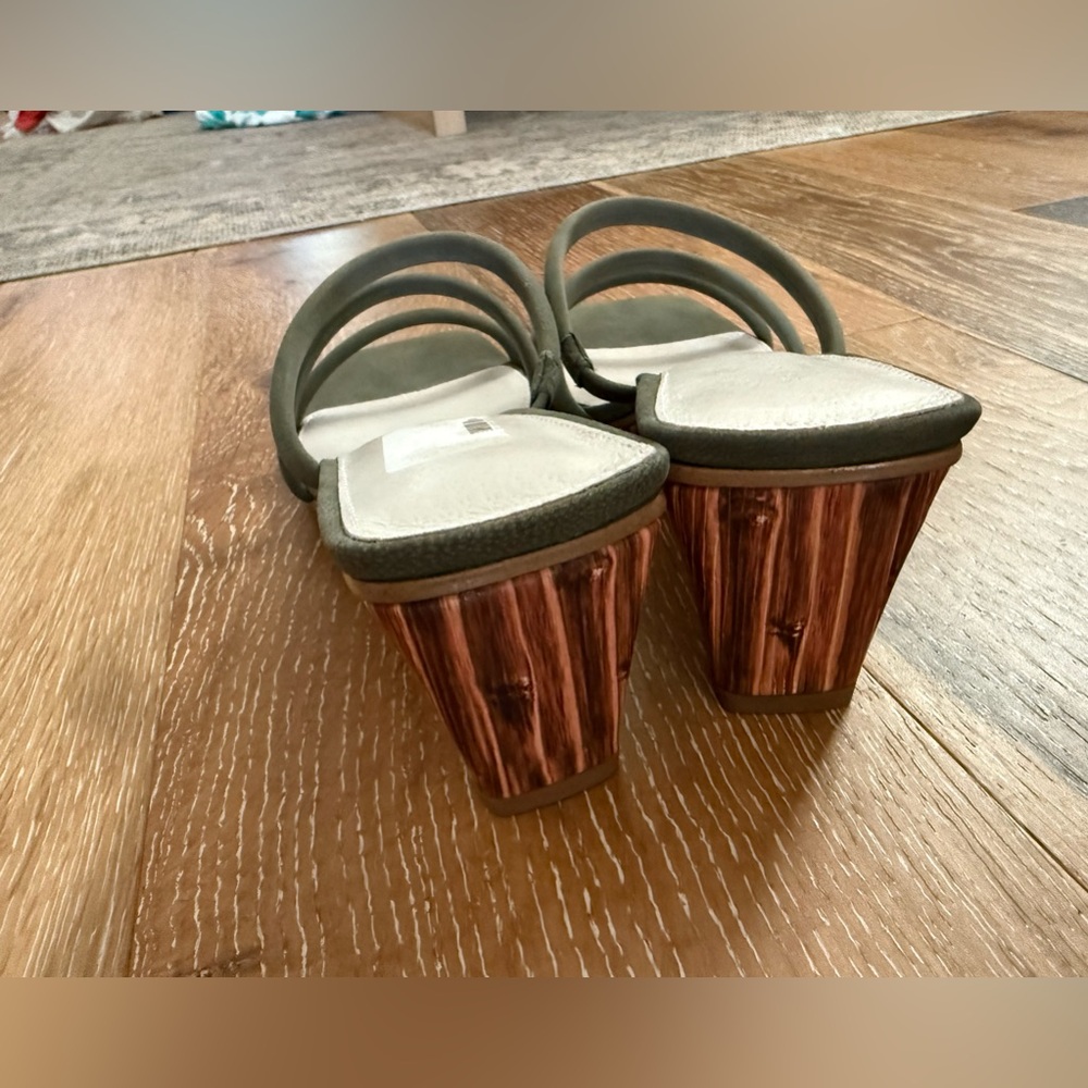 Sanctuary klique green wedges sandals - Picture 6 of 10